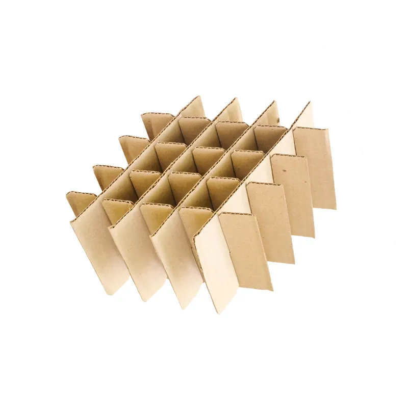 Interlocking corrugated partitions for fragile goods